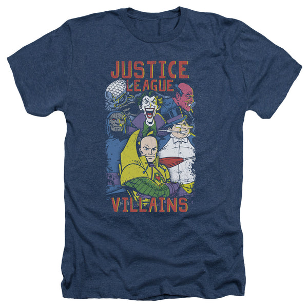 JLA - Villains Adult Regular Fit Heather Short Sleeve