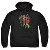 JLA - Flash Symbol Knockout Adult Pullover Hoodie