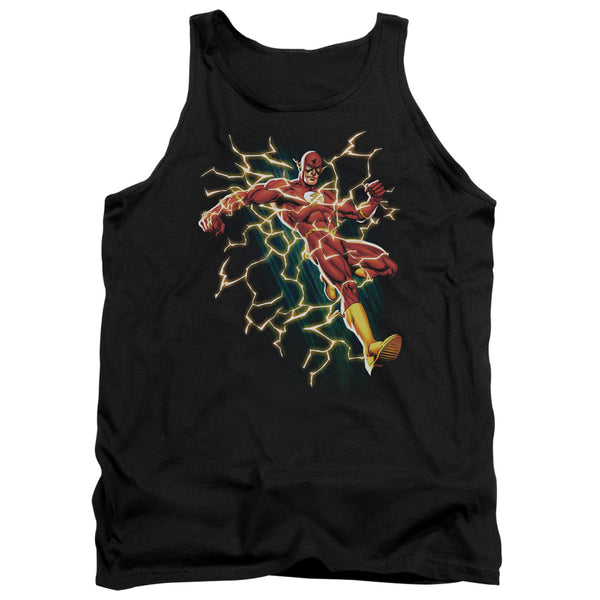 JLA - Flash Symbol Knockout Adult Tank Top