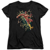JLA - Flash Symbol Knockout Women's Short Sleeve