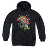 JLA - Flash Symbol Knockout Youth Hooded Sweatshirt