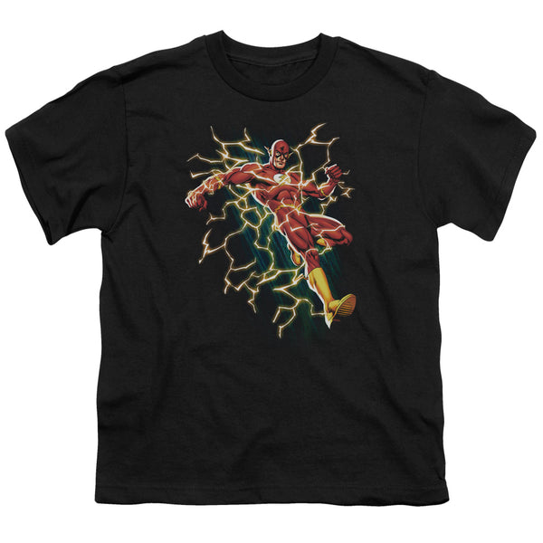 JLA - Flash Symbol Knockout Youth Short Sleeve