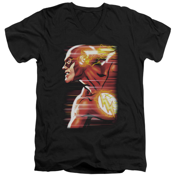 JLA - Speed Head Adult Slim Fit V Neck Cotton