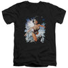 JLA - Of Themyscira Adult Slim Fit V Neck Cotton