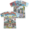 JLA - No 1 Cover (Front - Back Print) Adult Regular Fit Short Sleeve 65 - 35 Poly - Cotton