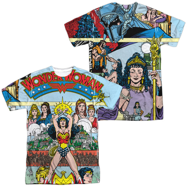 JLA - No 1 Cover (Front - Back Print) Adult Regular Fit Short Sleeve 100% Poly