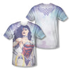 JLA - Warrior Goddess (Front - Back Print) Adult Regular Fit Short Sleeve 65 - 35 Poly - Cotton