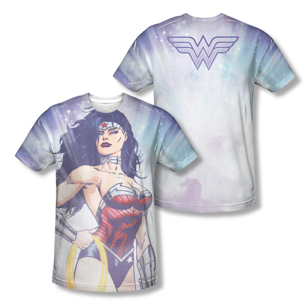 JLA - Warrior Goddess (Front - Back Print) Adult Regular Fit Short Sleeve 65 - 35 Poly - Cotton