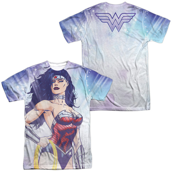 JLA - Warrior Goddess (Front - Back Print) Adult Regular Fit Short Sleeve 100% Poly