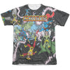 JLA - Crisis Variant Adult Regular Fit Short Sleeve 65 - 35 Poly - Cotton