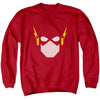 JLA - Flash Head Adult Crewneck Sweatshirt
