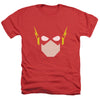 JLA - Flash Head Adult Regular Fit Heather Short Sleeve