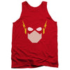 JLA - Flash Head Adult Tank Top