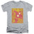 JLA - Simple Flash Poster Adult Slim Fit V Neck Cotton