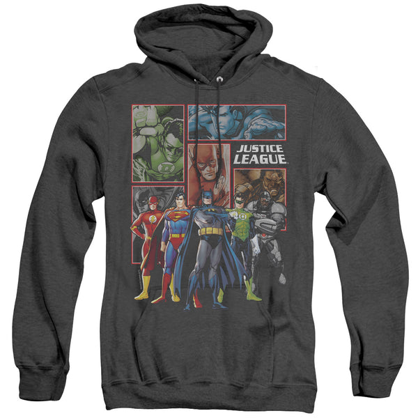 JLA - New JLA Panels Adult Heather Hoodie