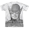 JLA - Bw Flash Head Adult Regular Fit Short Sleeve 65 - 35 Poly - Cotton
