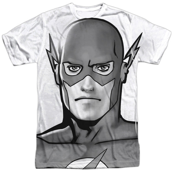 JLA - Bw Flash Head Adult Regular Fit Short Sleeve 100% Poly