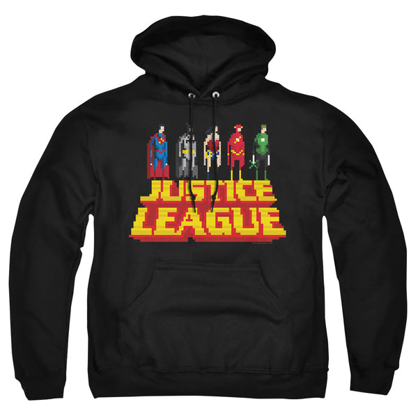 JLA - Standing Above Adult Pullover Hoodie