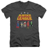 JLA - Standing Below Adult Slim Fit V Neck Cotton