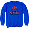 JLA - 8 Bit JLA Adult Crewneck Sweatshirt