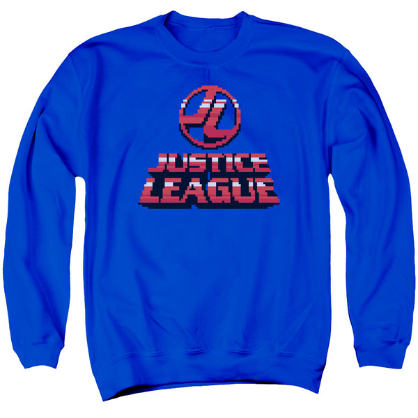 JLA - 8 Bit JLA Adult Crewneck Sweatshirt