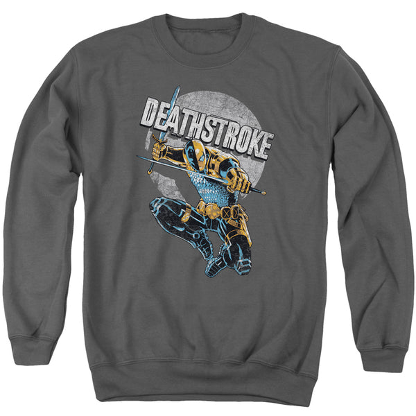 JLA - Deathstroke Retro Adult Crewneck Sweatshirt