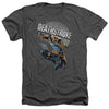 JLA - Deathstroke Retro Adult Regular Fit Heather Short Sleeve