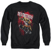 JLA - Blood Splattered Adult Crewneck Sweatshirt