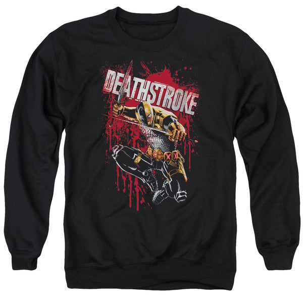 JLA - Blood Splattered Adult Crewneck Sweatshirt