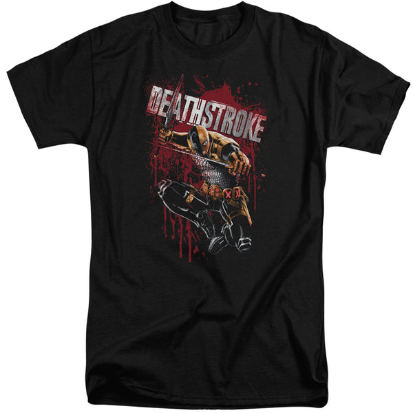 JLA - Blood Splattered Adult Tall Fit Short Sleeve