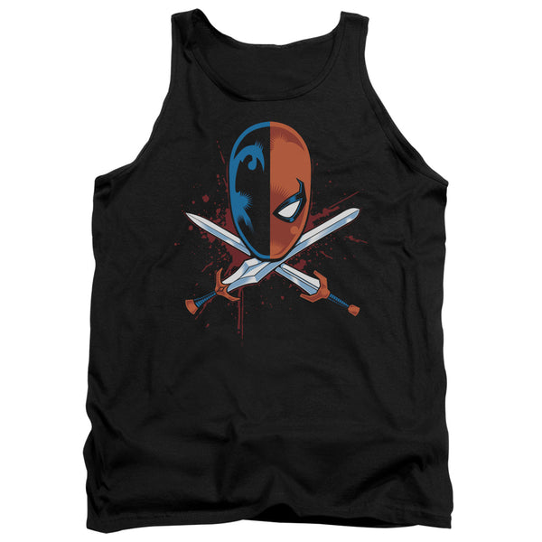 JLA - Crossed Swords Adult Tank Top