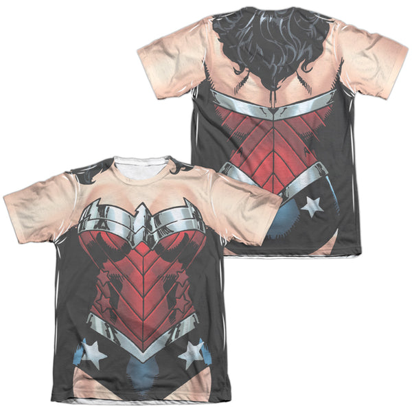 JLA - Wonder 52 (Front - Back Print) Adult Regular Fit Short Sleeve 65 - 35 Poly - Cotton