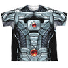 JLA - Cyborg Youth Short Sleeve 100% Poly