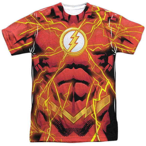JLA - Flash 52 Bolt Adult Regular Fit Short Sleeve 100% Poly