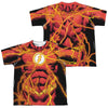 JLA - Flash 52 Bolt (Front - Back Print) Youth Short Sleeve 100% Poly