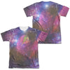 JLA - Flash Galaxy (Front - Back Print) Adult Regular Fit Short Sleeve 65 - 35 Poly - Cotton