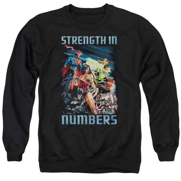 JLA - Strength In Number Adult Crewneck Sweatshirt