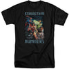 JLA - Strength In Number Adult Tall Fit Short Sleeve