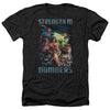 JLA - Strength In Number Adult Regular Fit Heather Short Sleeve
