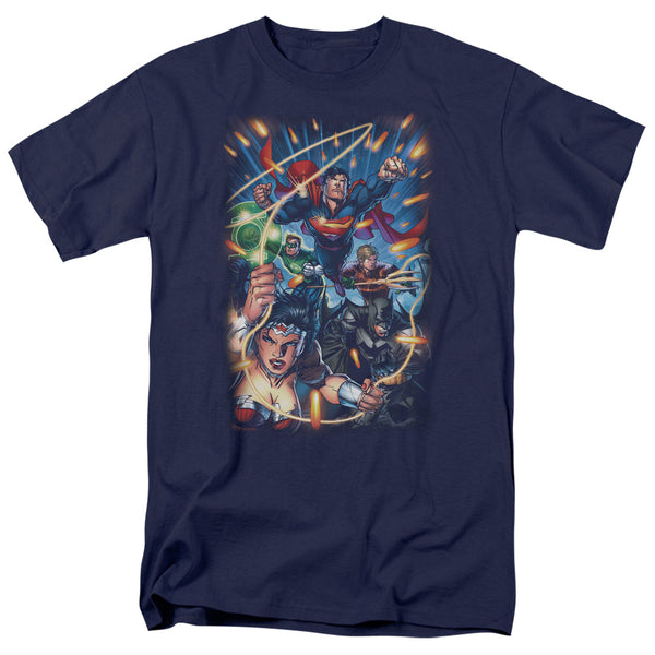 JLA - Under Attack Adult Regular Fit Short Sleeve