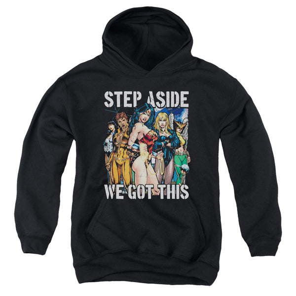 JLA - Heroines Youth Hooded Sweatshirt