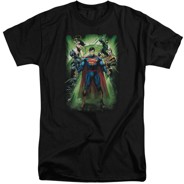 JLA - Power Burst Adult Tall Fit Short Sleeve