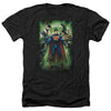JLA - Power Burst Adult Regular Fit Heather Short Sleeve