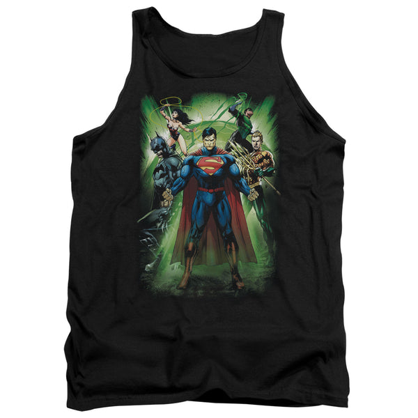 JLA - Power Burst Adult Tank Top