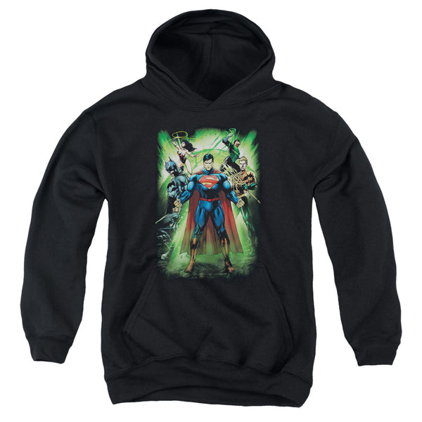 JLA - Power Burst Youth Hooded Sweatshirt