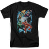 JLA - Electric Team Adult Regular Fit Short Sleeve