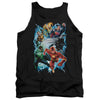 JLA - Electric Team Adult Tank Top