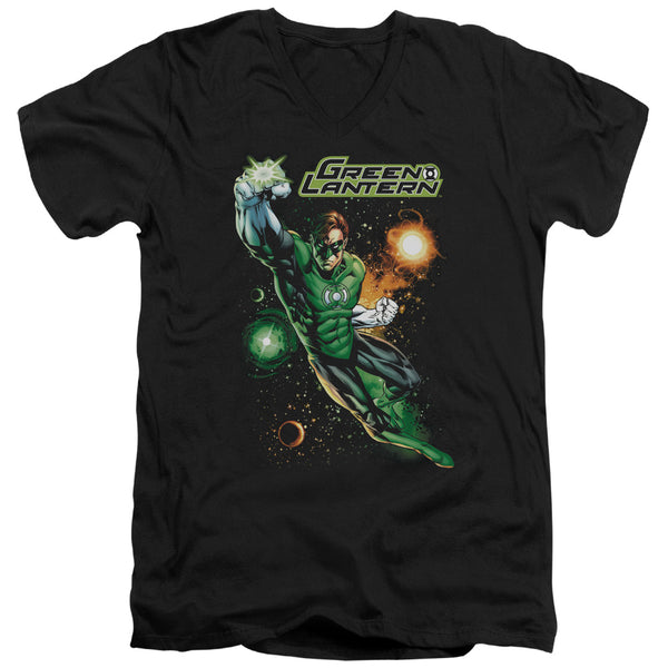 JLA - Galactic Guardian Adult Slim Fit V Neck Cotton