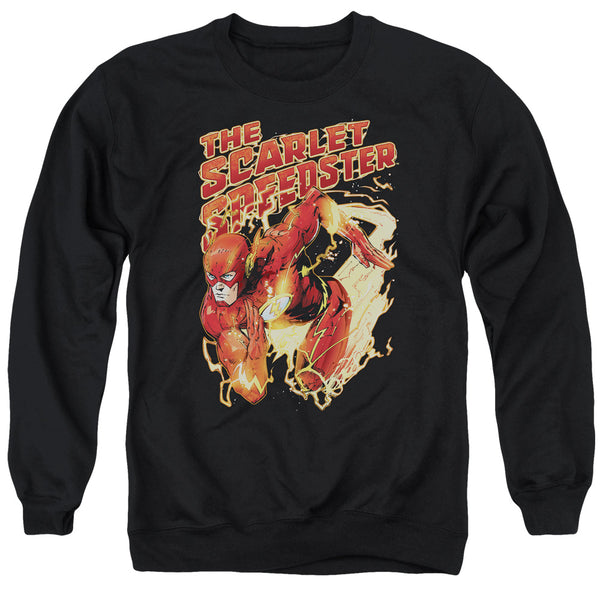 JLA - Scarlet Speedster Adult Crewneck Sweatshirt