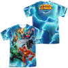 JLA - Lightning Team (Front - Back Print) Adult Regular Fit Short Sleeve 100% Poly
